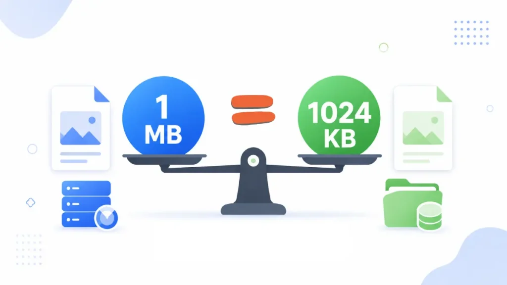 mb to kb converter explained with conversion chart