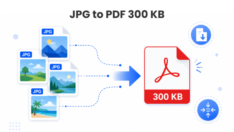 JPG to PDF 300 KB Convert online for free